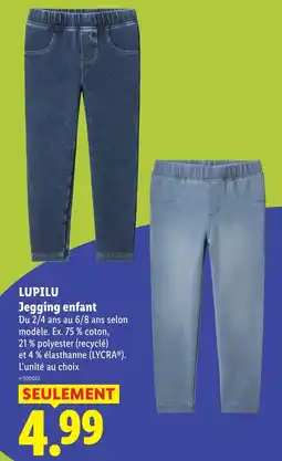 Lidl LUPILU Jegging enfant offre