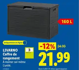 Lidl LIVARNO Coffre de rangement offre