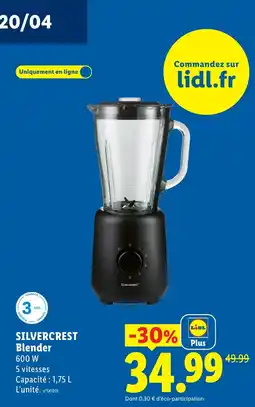 Lidl SILVERCREST Blender offre