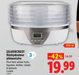 Lidl SILVERCREST Déshydrateur alimentaire offre