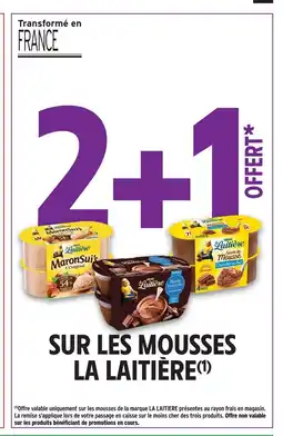 Intermarché Contact LA LAITIÈRE Sur les mousses offre