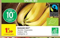 Intermarché Contact Banane bio offre