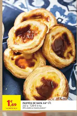 Intermarché Contact Pastéis de nata x4 offre