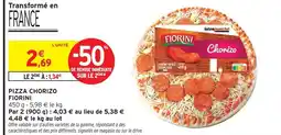 Intermarché Contact FIORINI Pizza chorizo offre