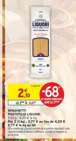 Intermarché Contact PASTIFICIO LIGUORI Spaghetti offre