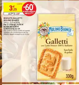 Intermarché Contact MULINO BIANCO Biscuits galletti offre