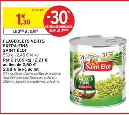 Intermarché Contact SAINT ÉLOI Flageolets verts extra-fins offre