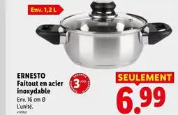 Lidl ERNESTO Faitout en acier inoxydable offre