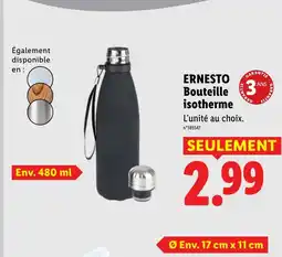 Lidl ERNESTO Bouteille isotherme offre