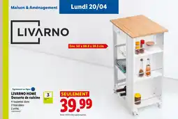 Lidl LIVARNO HOME Desserte de cuisine offre