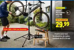 Lidl CRIVIT Pied d'atelier 3. pour vélo offre