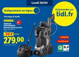 Lidl PARKSIDE PERFORMANCE Nettoyeur haute pression offre