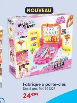 La Grande Récré Fabrique à porte-clés offre