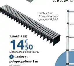 Mr Bricolage Caniveau polypropylène 1m offre