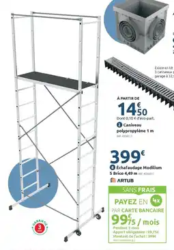 Mr Bricolage Échafaudage Modilium 5 Brico 4,49 m offre