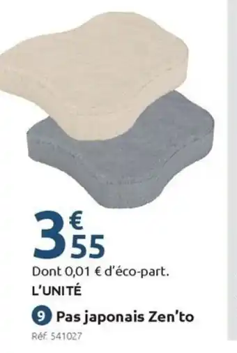 Pas japonais Zen'to