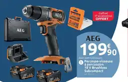 Mr Bricolage AEG Perceuse-visseuse à percussion offre