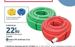 Mr Bricolage Gaine TPC Ø 40 mm 15 m offre