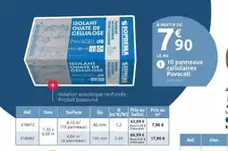 Mr Bricolage 10 panneaux cellulaires Pavacell offre