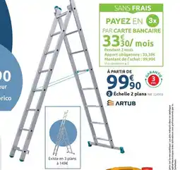 Mr Bricolage ARTUB Échelle 2 plans offre