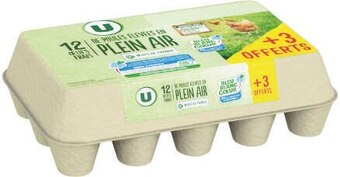 U Express OEUFS DE POULES PLEIN AIR TOUS CALIBRES offre