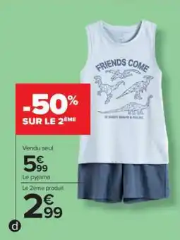 Carrefour Market Le pyjama offre