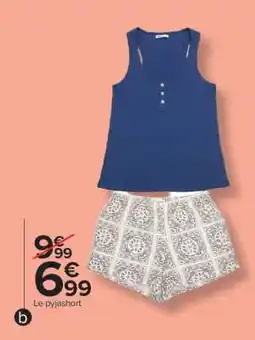 Carrefour Market Le pyjashort offre
