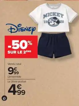Carrefour Market Disney Ensemble offre