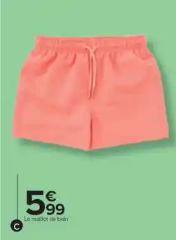 Carrefour Market Le maillot de bain offre