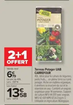Carrefour Terreau Potager UAB CARREFOUR offre