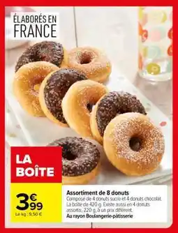 Carrefour Assortiment de 8 donuts offre