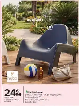 Carrefour FAUTEUIL RELAX offre