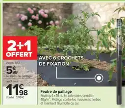 Carrefour Feutre de paillage offre