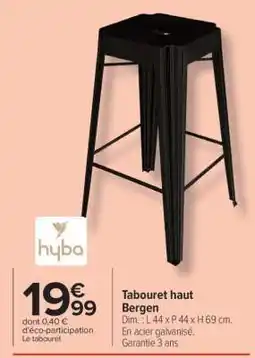 Carrefour Tabouret haut Bergen offre