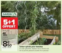 Carrefour Tuteur spirale pour tomates offre