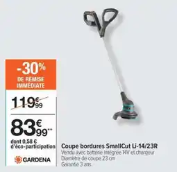 Carrefour Coupe bordures SmallCut Li-14/23R offre