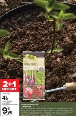 Carrefour Terreau universel UAB offre