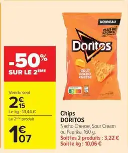 Carrefour Market Chips 'Doritos' offre