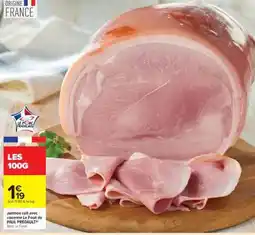 Carrefour Market Jambon cuit avec couenne Le Foué de PAUL PREDRAULT offre