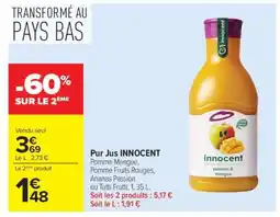 Carrefour Market Pur jus INNOCENT offre
