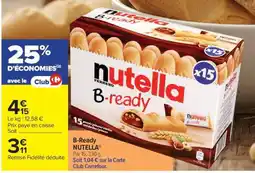 Carrefour Market B-Ready NUTELLA offre