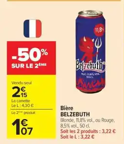 Carrefour BIÈRE BELZÉBUTH offre