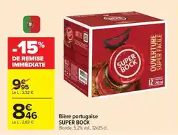 Carrefour Bière portugaise SUPER BOCK offre