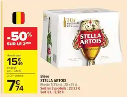 Carrefour Bière STELLA ARTOIS offre
