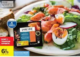 Carrefour SAUMON FUMÉ LABEYRIE offre