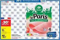 Carrefour Jambon De Paris offre
