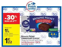 Carrefour Brownie Pocket CARREFOUR CLASSIC offre