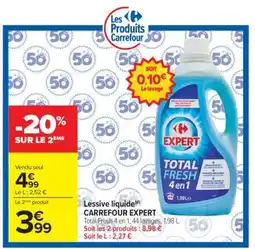 Carrefour Lessive liquide CARREFOUR EXPERT offre
