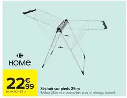 Carrefour Séchoir sur pieds 25 m offre