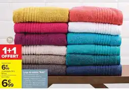 Carrefour Linge de toilette Bath offre